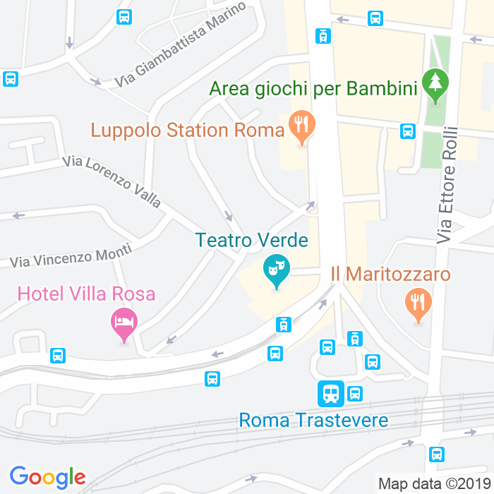 CAP di Via Giuseppe Parini a Roma