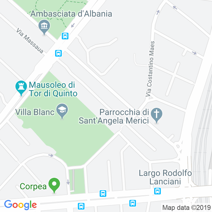 CAP di Via Giuseppe Vasi a Roma