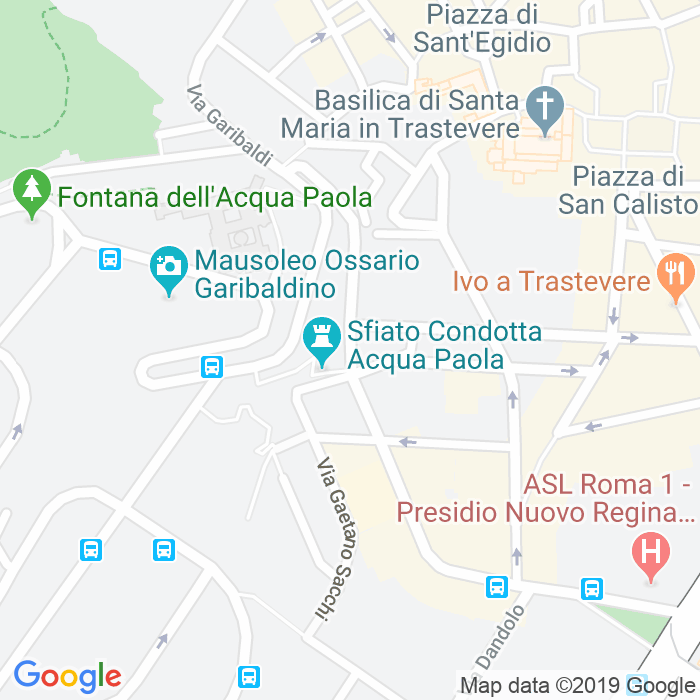CAP di Via Goffredo Mameli a Roma