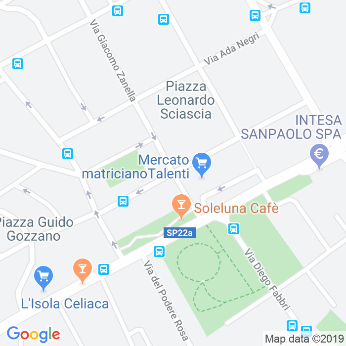CAP di Via Grazia Deledda a Roma
