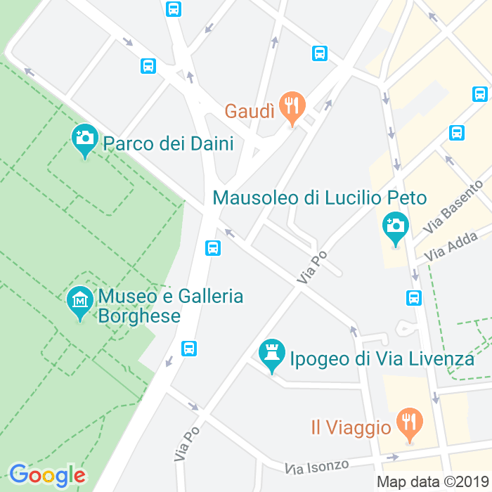 CAP di Via Gregorio Allegri a Roma