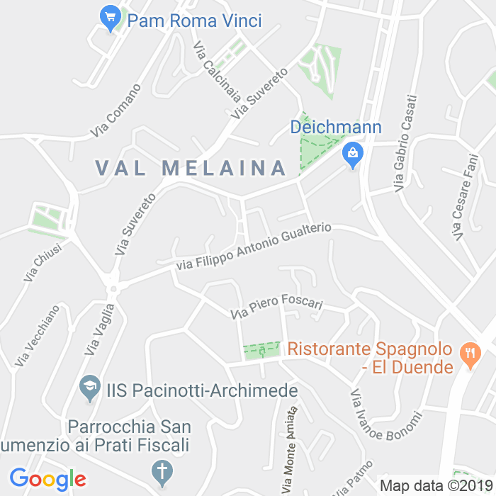 CAP di Via Gualterio Filippo Antonio a Roma