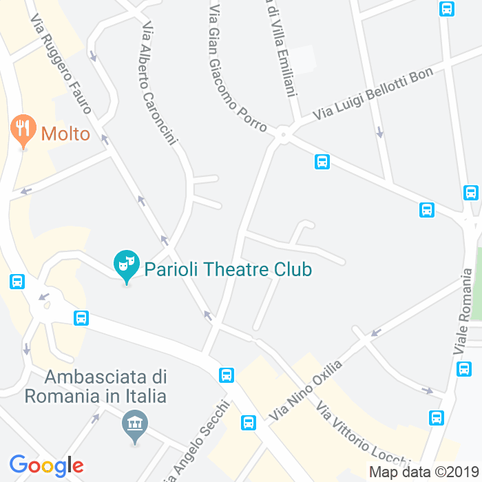 CAP di Via Gualtiero Castellini a Roma