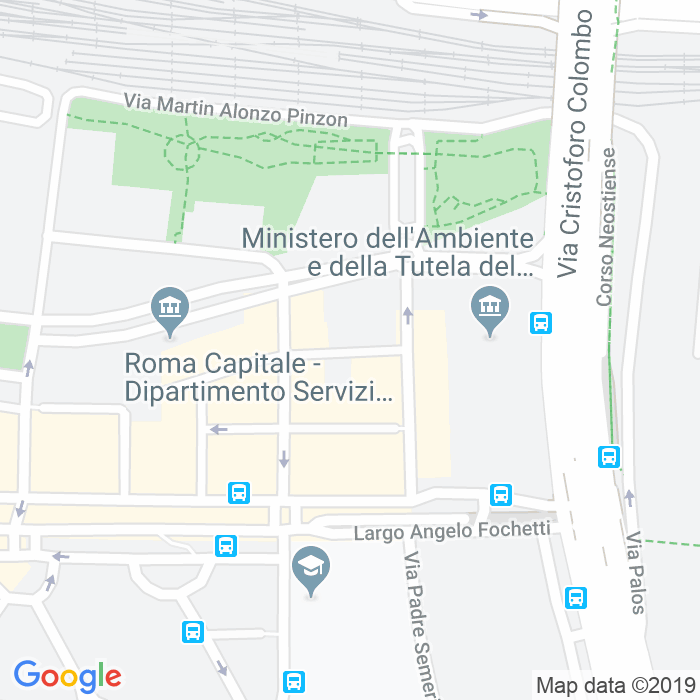CAP di Via Guglielmo Ciamarra a Roma