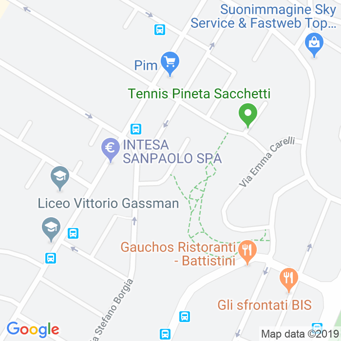 CAP di Via Guglielmo Sirleto a Roma