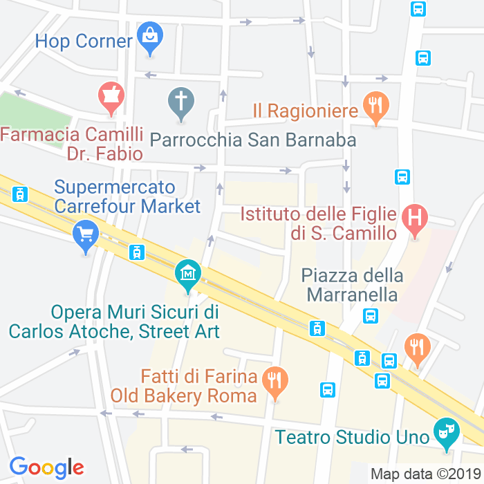 CAP di Via Guido Cora a Roma