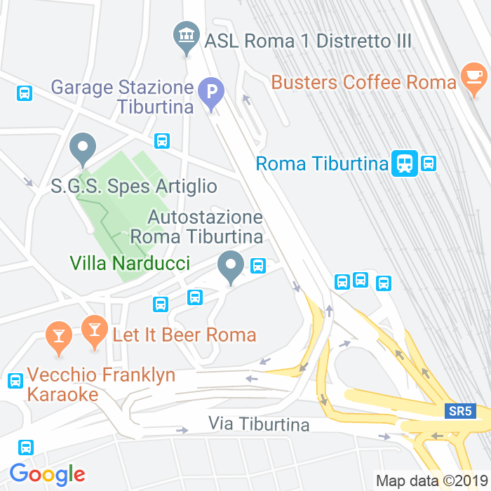 CAP di Via Guido Mazzoni a Roma