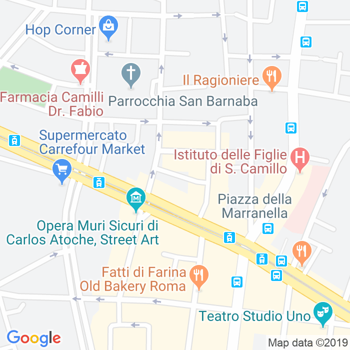 CAP di Via Guido Miglioli a Roma