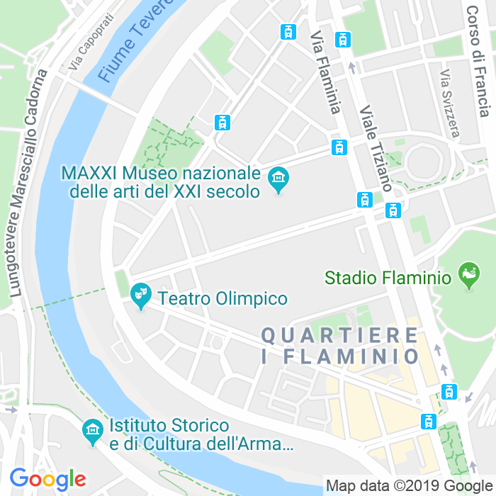 CAP di Via Guido Reni a Roma