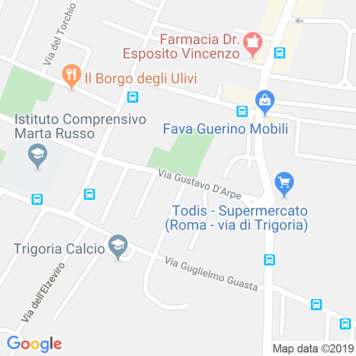CAP di Via Gustavo D'Arpe a Roma