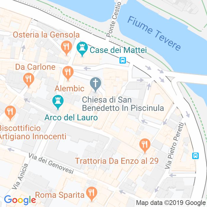 CAP di Via In Piscinula a Roma