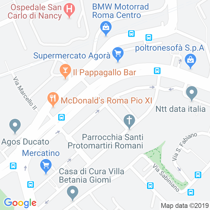CAP di Via Innocenzo Xi a Roma