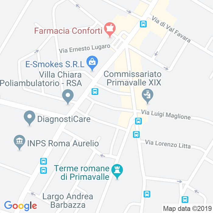 CAP di Via Jacopo Gaetano Stefaneschi a Roma