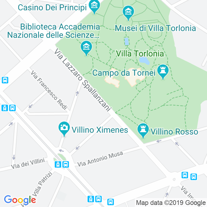 CAP di Via Lazzaro Spallanzani a Roma