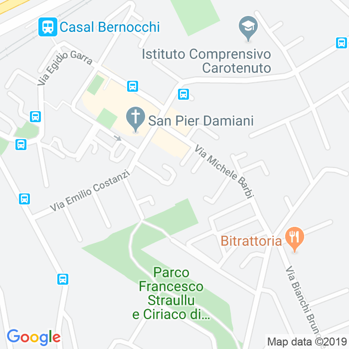CAP di Via Leonardo Bruni a Roma