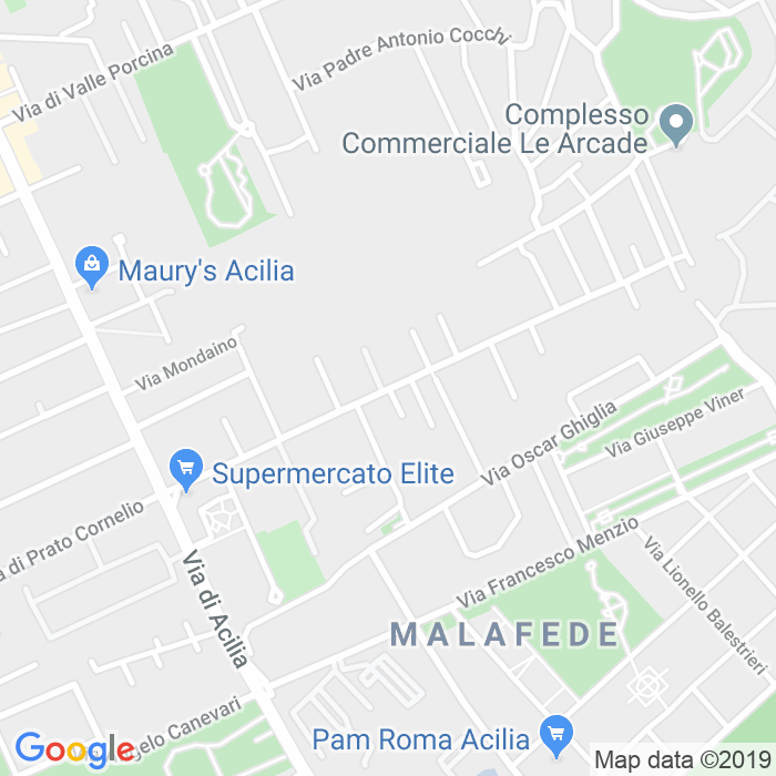 CAP di Via Leonardo Mellano a Roma