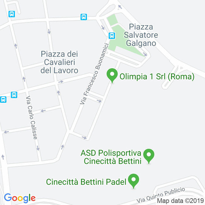 CAP di Via Leone Bolaffio a Roma