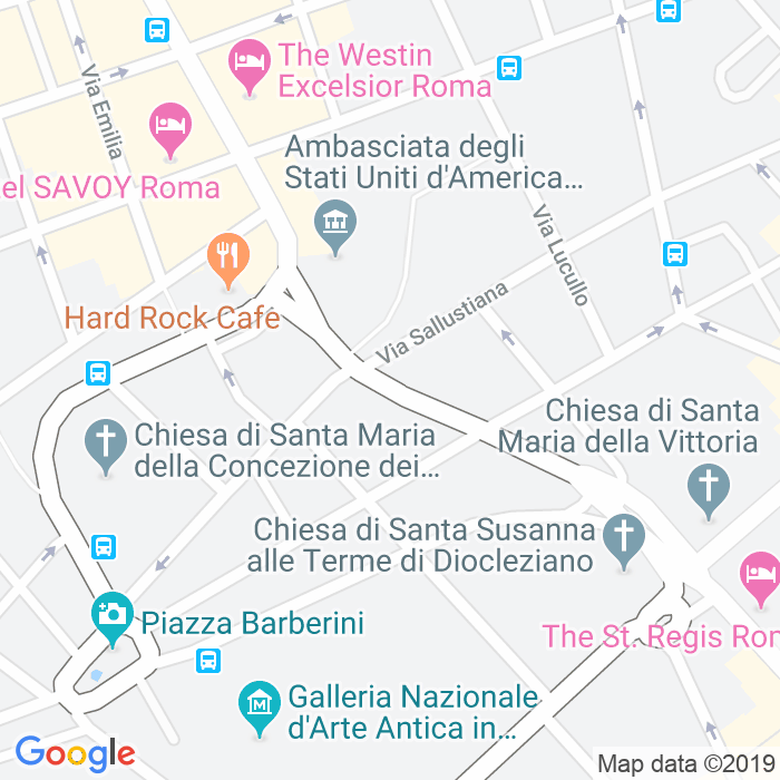 CAP di Via Leonida Bissolati a Roma