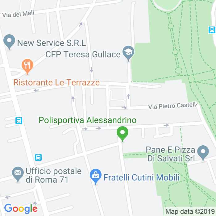 CAP di Via Liberato Sabbati a Roma
