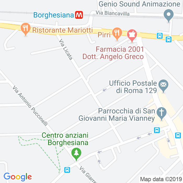 CAP di Via Licata a Roma