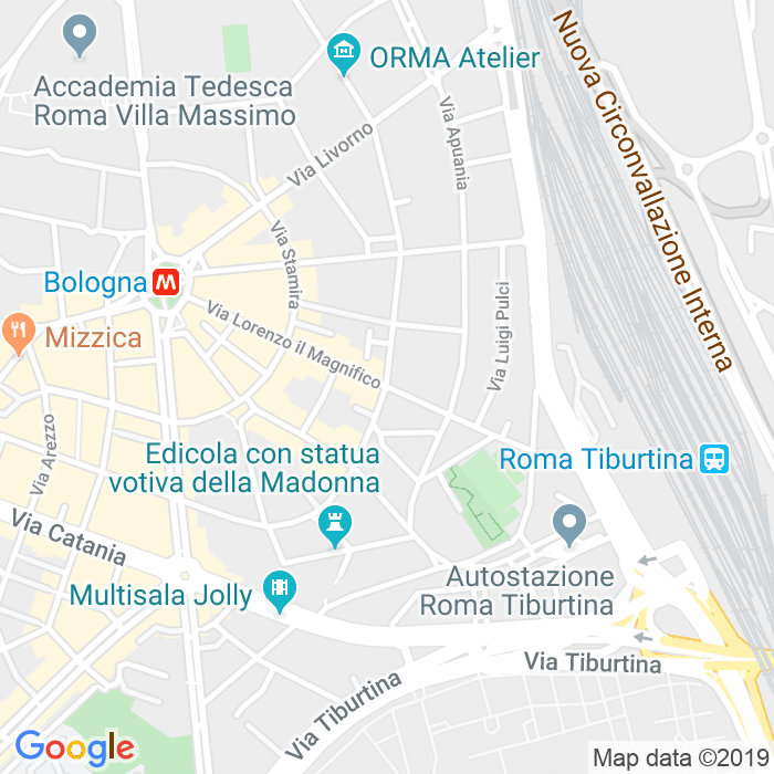 CAP di Via Lorenzo Il Magnifico a Roma
