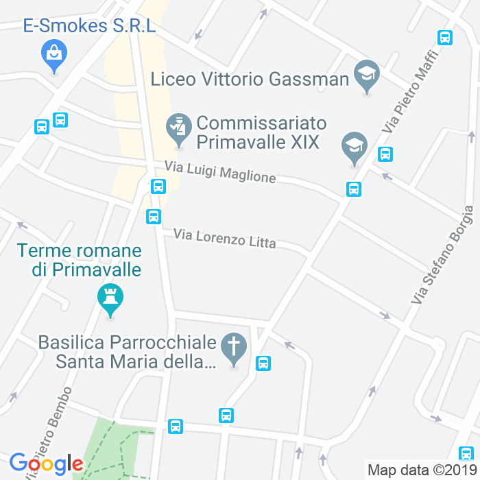 CAP di Via Lorenzo Litta a Roma