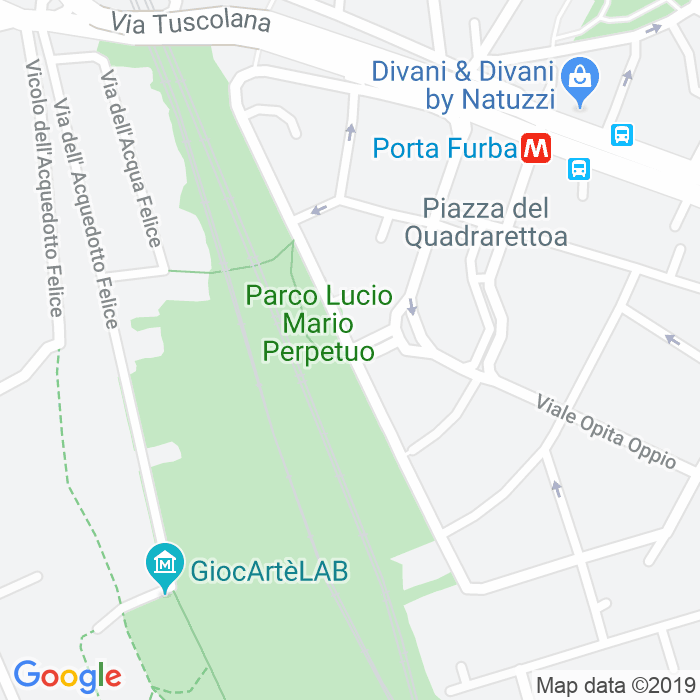 CAP di Via Lucio Mario Perpetuo a Roma