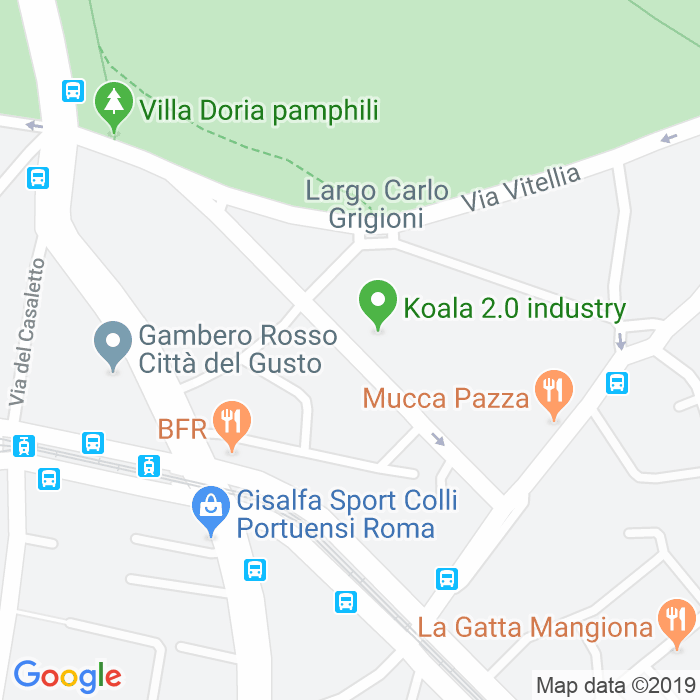 CAP di Via Ludovica Albertoni a Roma