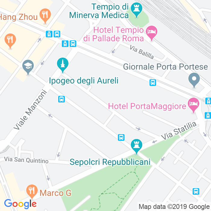 CAP di Via Luigi Cirenei a Roma