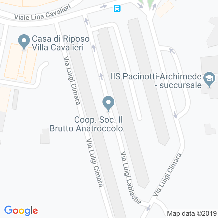 CAP di Via Luigi Lablache a Roma