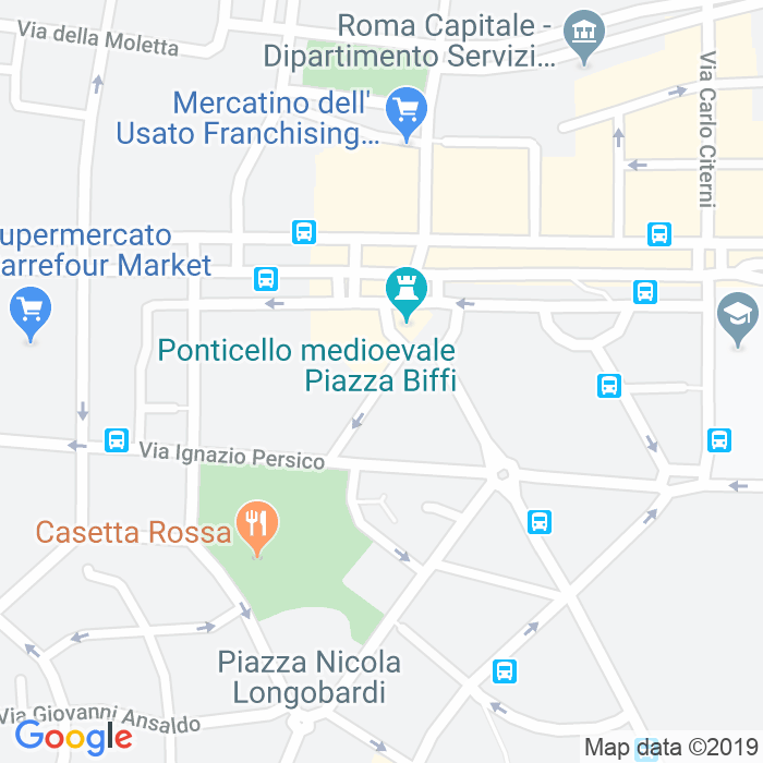 CAP di Via Luigi Lasagna a Roma
