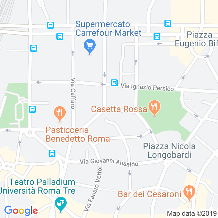 CAP di Via Luigi Maria D'Albertis a Roma