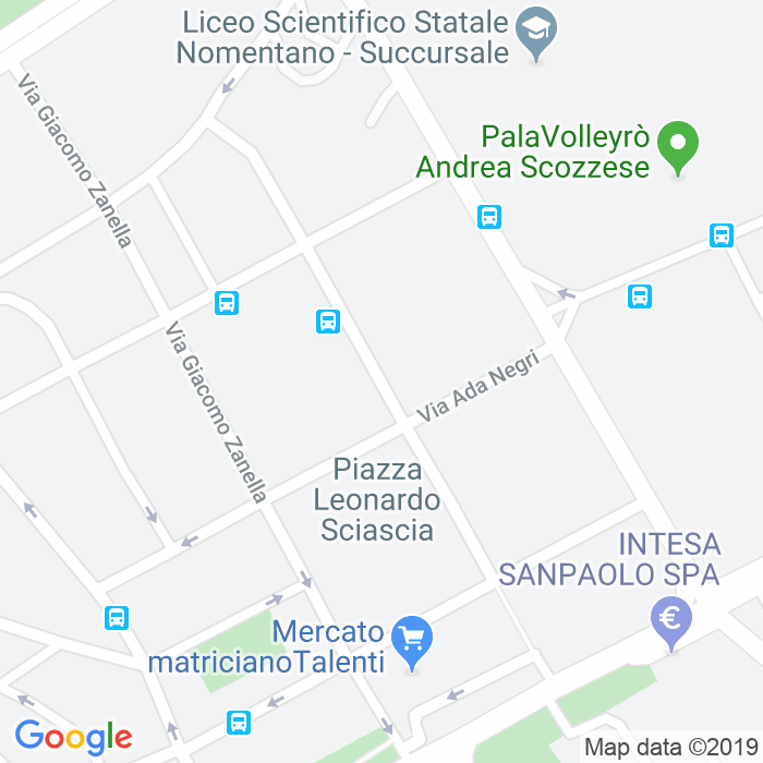 CAP di Via Luigi Pirandello a Roma