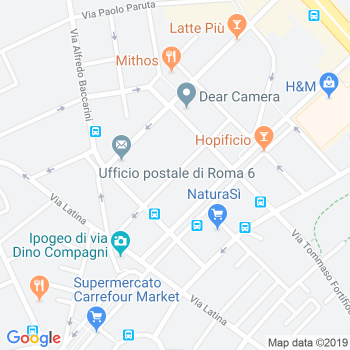 CAP di Via Luigi Tosti a Roma