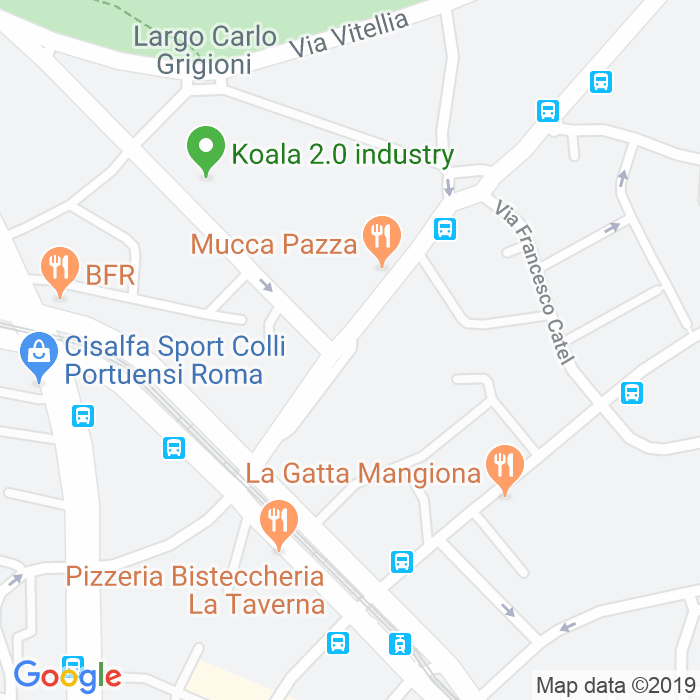 CAP di Via Luigi Zambarelli a Roma