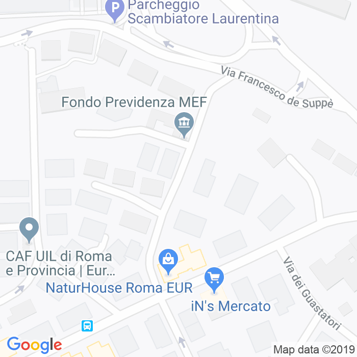 CAP di Via Luigi Ziliotto a Roma