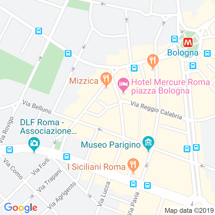 CAP di Via Lunigiana a Roma