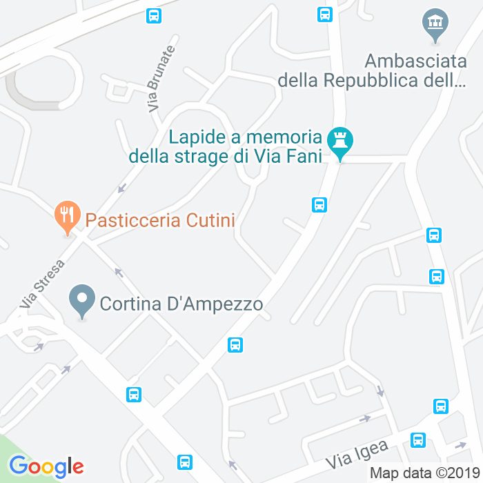 CAP di Via Madesimo a Roma