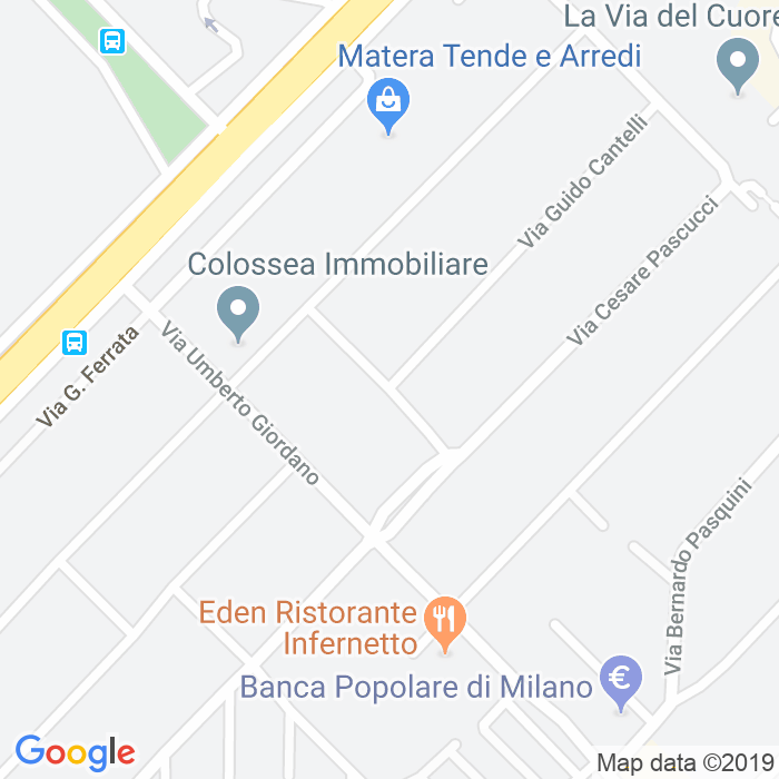 CAP di Via Marcantonio Cesti a Roma