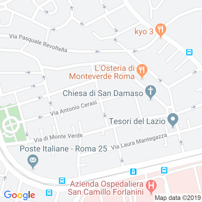 CAP di Via Marcantonio Odescalchi a Roma