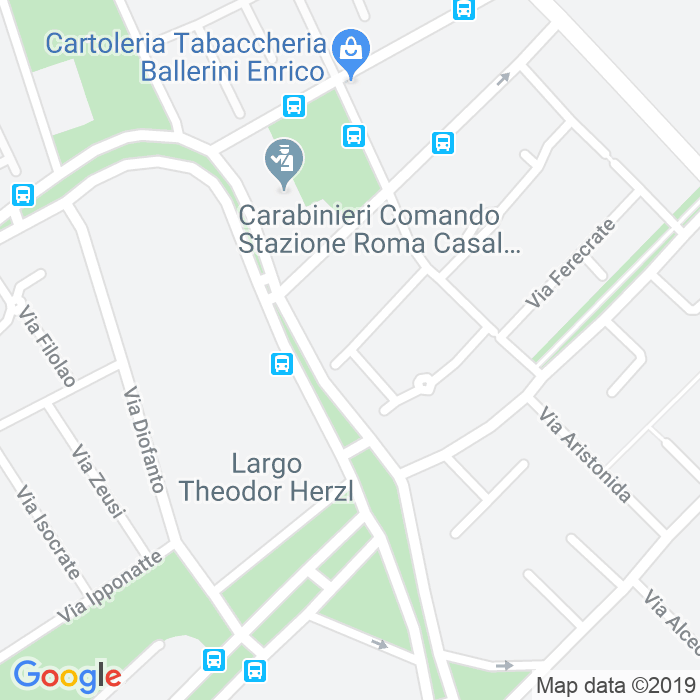 CAP di Via Marciano Di Eraclea a Roma