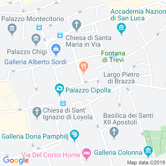 CAP di Via Marco Minghetti a Roma