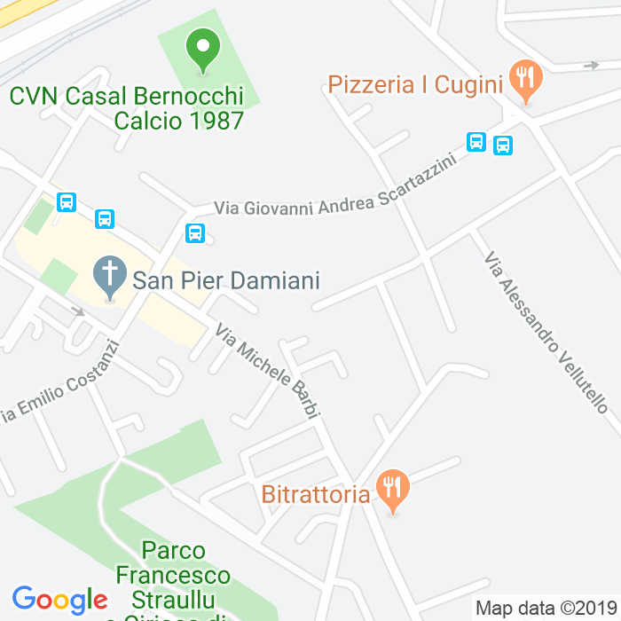 CAP di Via Maria Giuseppina Guacci a Roma