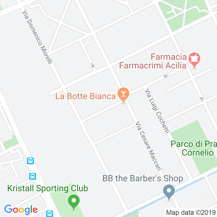 CAP di Via Maria Grandinetti a Roma