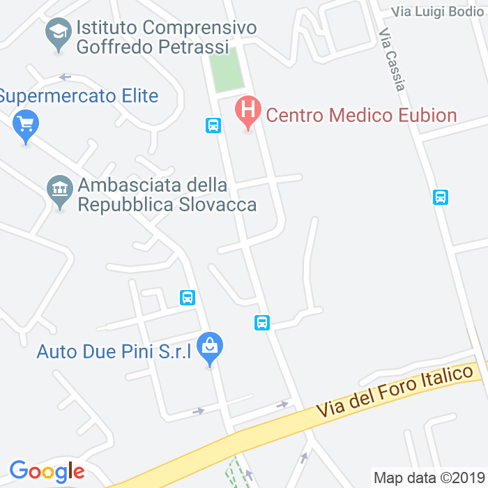 CAP di Via Mario Beltrami a Roma