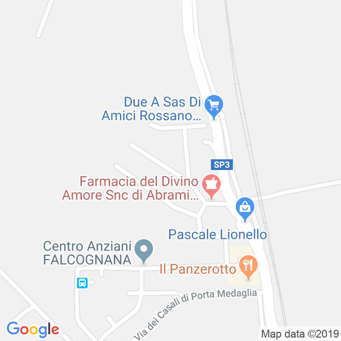 CAP di Via Mario Bezzi a Roma