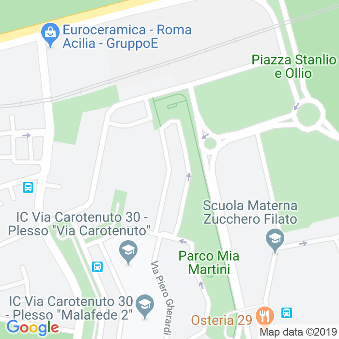 CAP di Via Mario Carotenuto a Roma