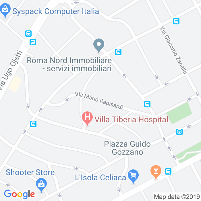 CAP di Via Mario Rapisardi a Roma