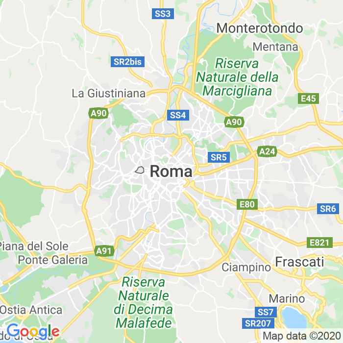 CAP di Via Mario Rutelli a Roma