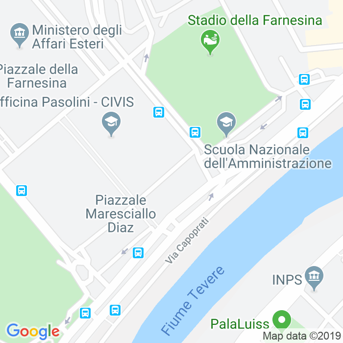 CAP di Via Mario Toscano a Roma